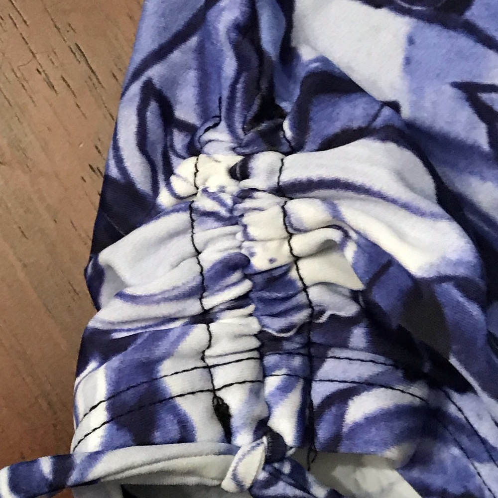 Relativity Blue & White Floral Swimwear NWT 14 - Picture 4 of 8